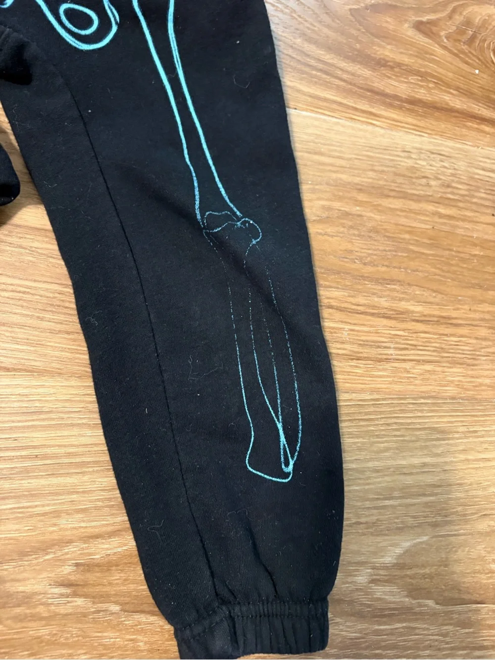 Old Navy glow in the dark Skeleton jogger set